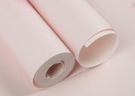 Eco - Friendly Light Pink Color Wallpaper For Children's Room Embossed Technology