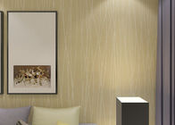 Non - woven Contemporary Wall Coverings with Cross Stripes Pattern for Living Room