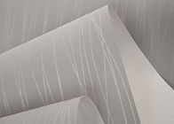 Simple Grey Stripes Modern Removable Wallpaper for Home , Embossed Wall Coverings