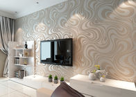 0.7*8.4M Removable Non  -woven Modern Luxury Wallpaper with Abstract Curve