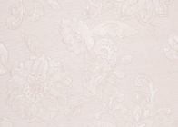 Commercial Embossed Country Style Wallpaper With Floral Pattern , 0.53*10m Size