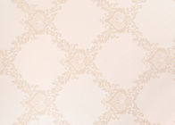 Classical Damask European Style Wallpaper Washable for Household , Beige color
