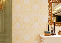 0.53*10M Victorian Pattern Wallpaper Washable with Non Woven Wall Paper , Soundproof