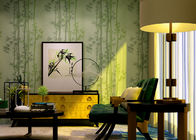 Wet Embossing Moisture - Proof Non woven Wallpaper With Bamboo Pattern