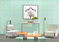 Cyan Bronzing Non-Woven Paper Modern Removable Wallpaper for Living Room