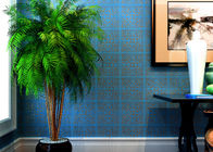 High Range Blue Bronzing Non-Woven Paper Modern Removable Wallpaper for Living Room