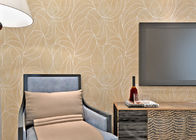 SGS Leaf Printing European Style Wallpaper with Multtfilament Surface Treatment