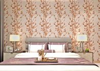 Floral Pattern Luxury Non Woven Wallcovering Modern Lounge Wallpaper