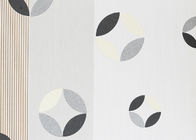 Black And White PVC Modern Removable Wallpaper Contemporary Wall Coverings