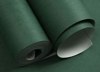 Durable Non woven Wallpaper Removable Material with Dark Green Color