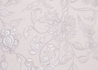 Removable PVC Country Bedroom Wallpaper / Household Pink Floral Wallpaper Affordable