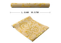 Fireproof Non Woven European Style Wallpaper Strippable With Flower Pattern , Non - Pasted