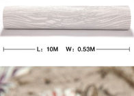 Modern Self Adhesive Vinyl Wallpaper Soundproof For Interior Decoration , 0.53*10m/ Roll