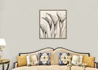 Beige Printed Bright Modern Wallpaper 0.53*10m , Home Decoration Wallpaper Long Fiber