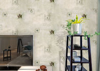 Removable Non Woven Living Room Wallpaper 0.53*10m with American Style , SoundProof