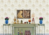 Soundproof Modern Removable Wallpaper / Contemporary Bathroom Wallpaper With Beige Color