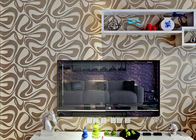 Champagne Foam Contemporary Cheapest Home Wallpaper Geometric Pattern for Interior Decor