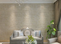 Removable Interior Home Wallpaper / Retro Style Wallpapers Vantage with Beige Color