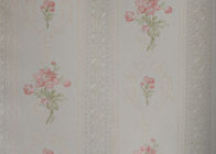 Flowers Design Low Price Wallpaperwall For Home Decoration , Embossed Surface