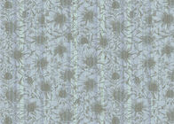 1.06m Korean Country Floral Wallpaper / Waterproof Country House Wallpaper , Foam Surface