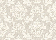 0.53*10m Cheap Price Embossed Floral Wallpaper for Home Decoration , SGS CSA Listed