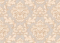 0.53*10m Cheap Price Embossed Floral Wallpaper for Home Decoration , SGS CSA Listed