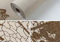 Bronzing Modern Removable Wallpaper with Pottery Natural Crack