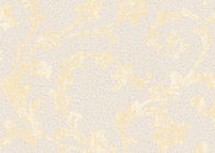 Gold and Gray floral removable wallpaper , modern art wallpaper home design