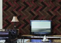 Luxury Washable Modern Wall Coverings Pvc Embossed Simulation Of Wood