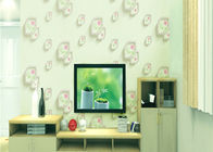 Eco-Friendly Low Flammability Living Room Wallpaper , Interior Decorating Wallpaper
