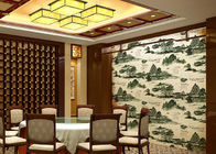 Non Pasted Strippable Asian Inspired Wallpaper For Hotel / TV Background