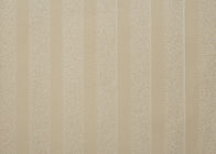 Durable Striped PVC Waterproof Contemporary Wall Coverings 0.53*10M