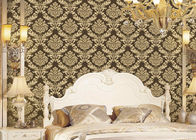 Classical Strippable Damask Wall Covering , Luxury Home Decoration Wall Covering