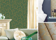 European Style Cane Vine Pattern Eco - Friendly Home Decoration Wallpaper PVC