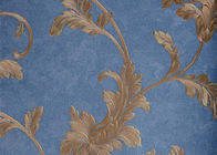 Moisture Resistant European Style Wallpaper Durable PVC Wallpaper For Bed Room / Living Room