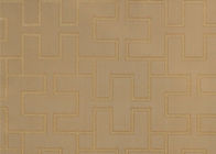 Strippable PVC Plaid Chinese Style Wallpaper TV Background Wallpaper 0.53*9.5m