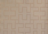 Strippable PVC Plaid Chinese Style Wallpaper TV Background Wallpaper 0.53*9.5m