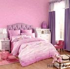 Removable Little Girls Bedroom Wallpaper , Girls Pink Bedroom Wallpaper