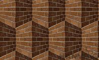 Natural Material 3D Brick Wallpaper for Bedroom House Decorative CE Certificate
