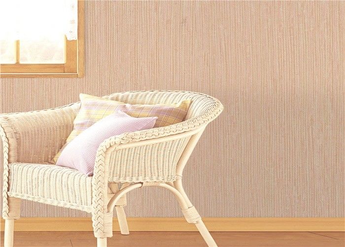 Fashion Soundproof Chivas PVC Leather Asian Style Wallpaper For Household 0.53*9.5m