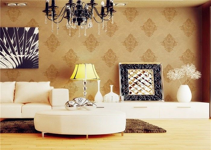 Custom Made Economical Soft Glitter European Style Wallpaper For House