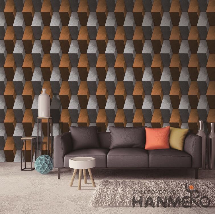 Interior Room Decor 3D Home Wallpaper PVC Wall Covering Popular Modern Style