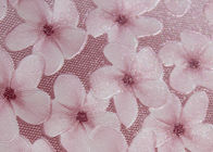 Pink Color Vinyl Rustic Floral Wallpaper with Soundproof for Home Decorating