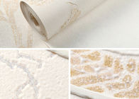 Beige European Country Style Wallpaper with Non - Woven Paper , Bedroom Wall Covering