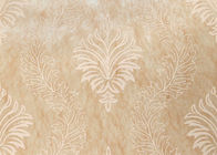 Leaf Pattern European Style Wallpaper For Living Room , Non Woven Wallcovering