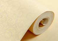 Eco - Friendly Embossed Vinyl Wallpaper Washable With European Style , 0.53*10m Size