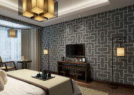 PVC 3D Brick Effect Wallpaper For Livingroom , Fake Brick Wallpaper with Embossed Surface