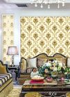 PVC Wallpaper  Damask Chinese Wallcovering Vendor European Style Room Sofa Background